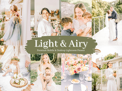 Light & Airy Lightroom Presets bloggerpresets bright presets design light presets lightroom presets presets presets lightroom wedding presets