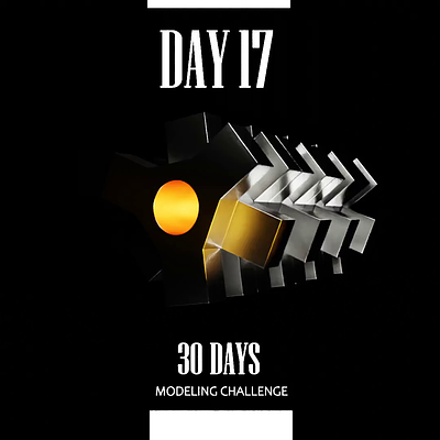 30 days modeling challenge - day 17 3d animatedgif animation b3d blender gif motion graphics