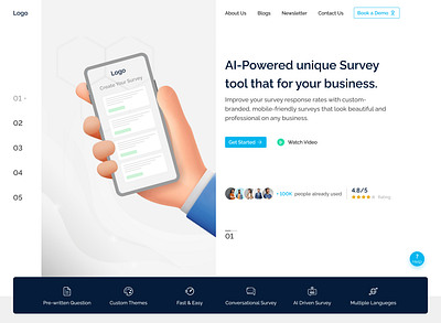 Survey AI Platform figma ui ux