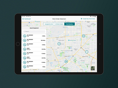 iPad Enterprise Software for Construction Industry apple case study category construction design enterprise figma figmadesign form ipad ipad design list map maps product design table ui uiux ux