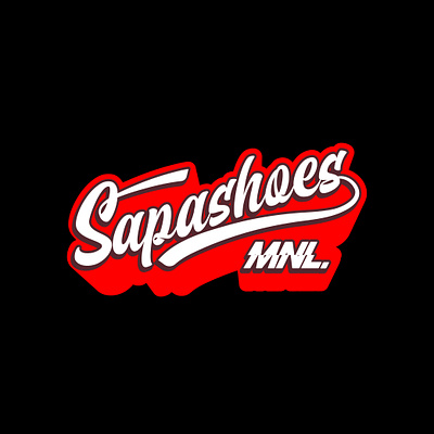 Sapashoes - Kicks Company Brand brand branding kicks kicks logo logo logo design red shoe logo shoes typography