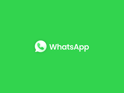 WhatsApp - App icon redesign concept #5 app branding design graphic design illustration logo typography ui ux vector