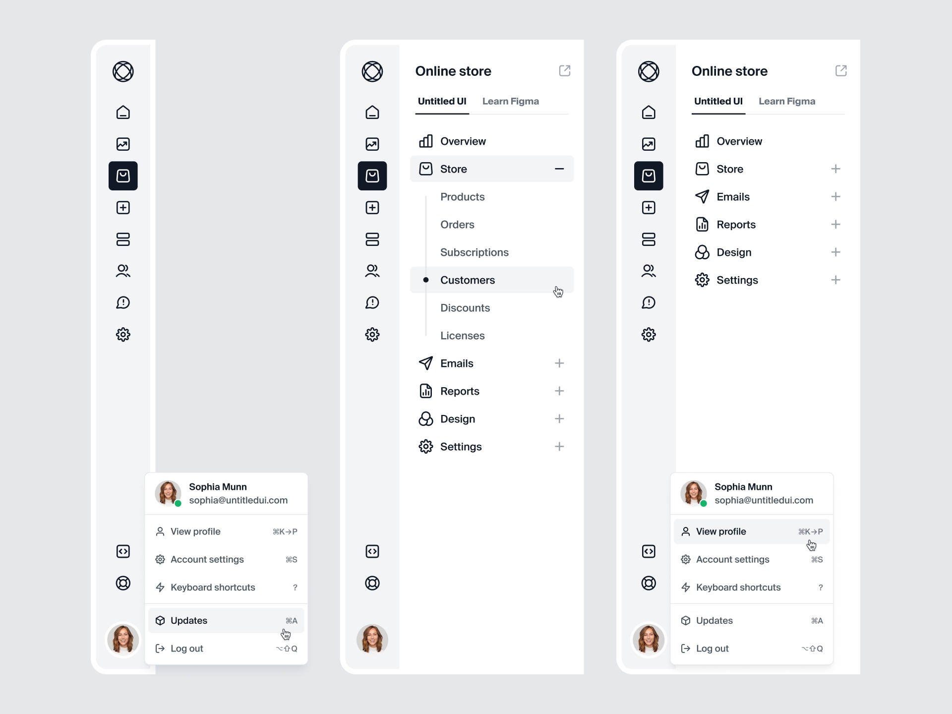 Inventory management navigation — Untitled UI by Jordan Hughes® on Dribbble