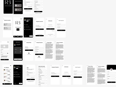 Mobile App RajaBazar for Wholesale market. figma react ui