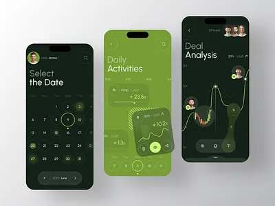 FinEase – Smart Financial Mobile App app b2b bitcoin blockchain crm crypto cryptocyrrency design finance financial fintech mobile p2p saas smart software trading ui ux wealth