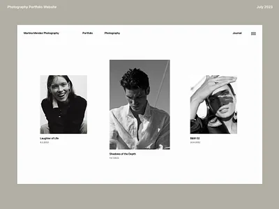 Photography web design - portfolio design - portfolio website design landing page minimal minimal web minimal web design photograph photography portfolio portfolio web design ui uiux web web design
