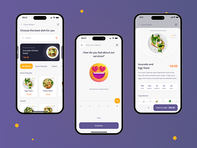 Food Menu: The future of dining dining food food app food menu mobile mobile design order order app restaurant webmarc