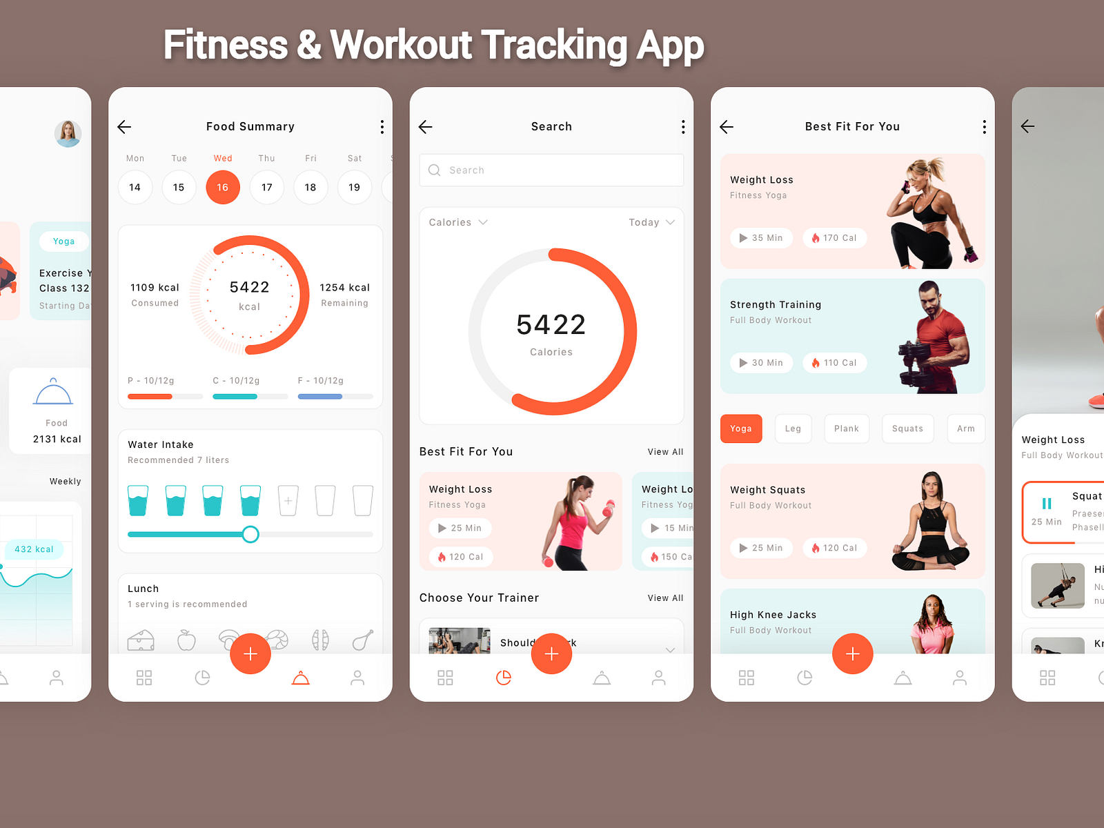 Fitness & Workout Tracking App by Expert Team on Dribbble
