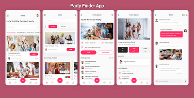 Party Finder App app booking app party party booking app party finder app