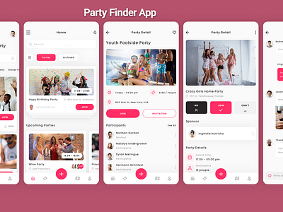 Party Finder App app booking app party party booking app party finder app