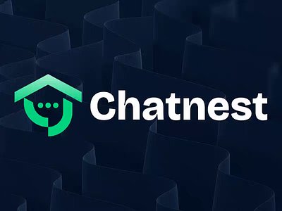 Chatnest - Visual Branding 3d ai animation brand branding clean company gradient graphic design green home internetofthings iot logo message motion graphics motions tech ui visual