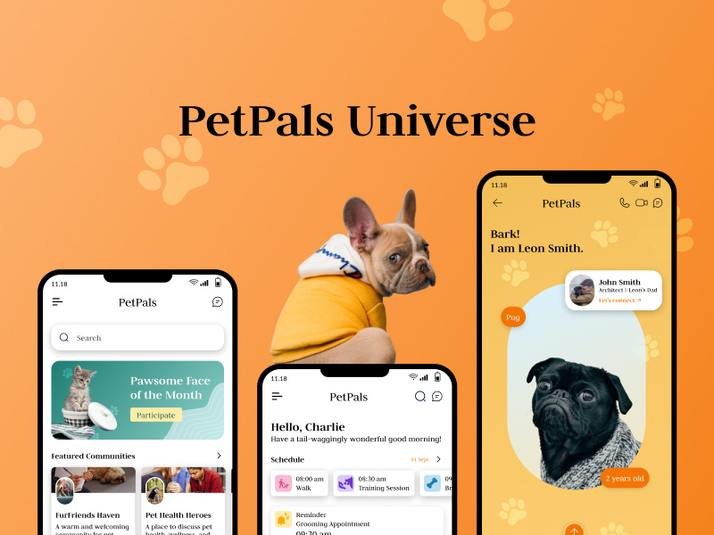 PetPals Digital Universe for pets and owners by Nikita Saboo on Dribbble