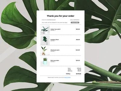 Day 17: Purchase Receipt dailiui17 purchase receipt ui ux uxui