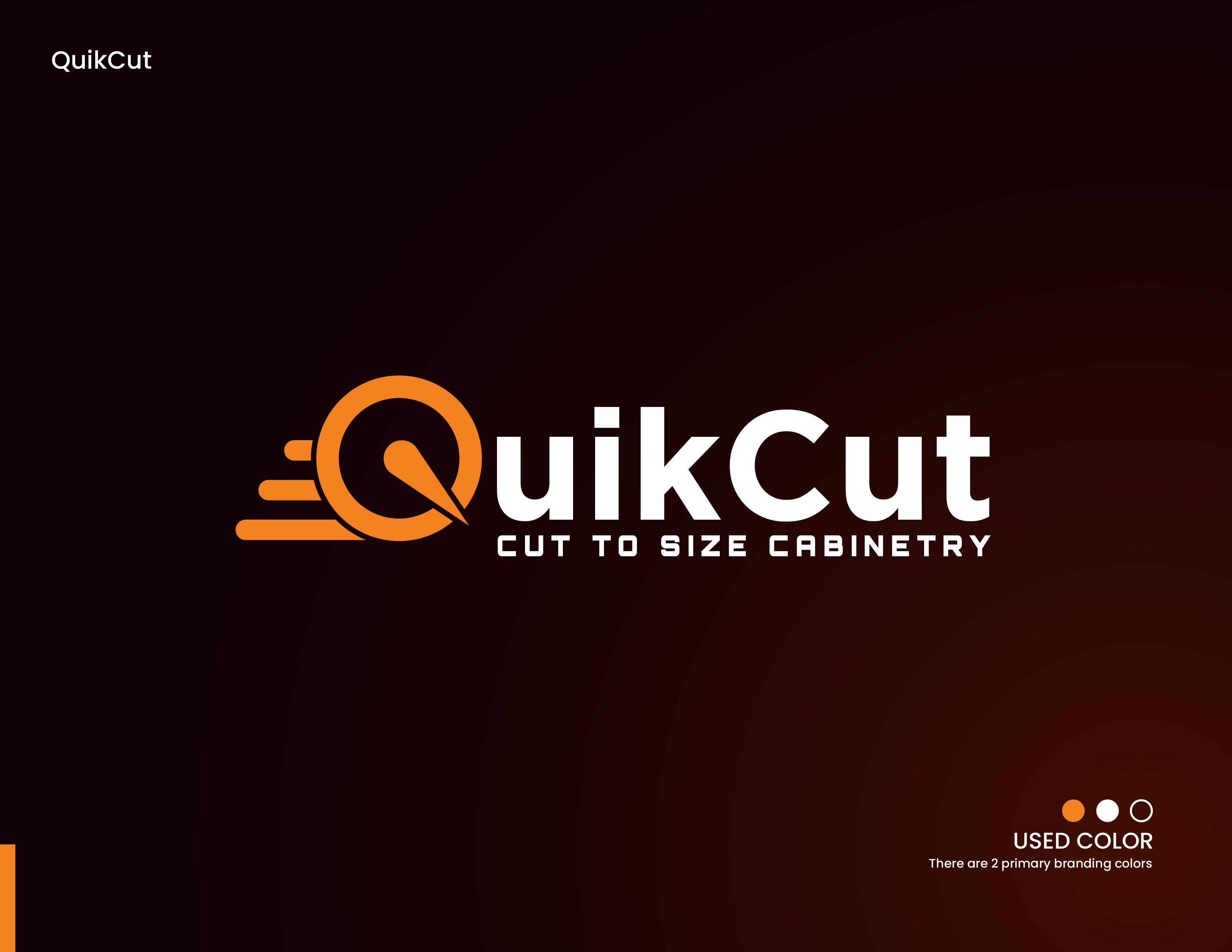 QuikCut Logo Design for Cabinetry Cutting Brand in Australia brand identity brand identity design branding bright logo cabinetry logo cutting logo design designofly fast logo fast logo design graphic design illustration logo logo design modern logo moving logo quick logo quick logo design quikcut