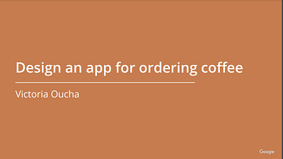 Project Case study: Design a coffee app ui
