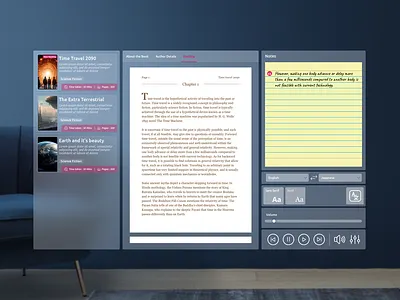 Spatial book reading experience graphic design ui user experience