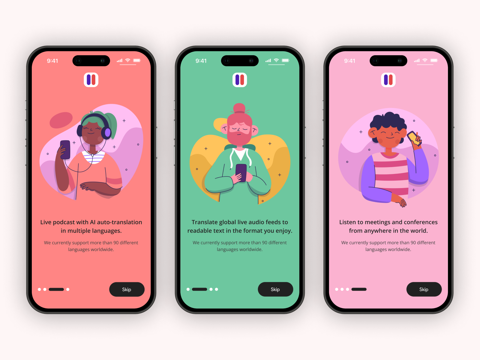 Podcast And Live Audio Translation Ai Mobile App By Dennis Dickson For Podcast And Live Audio Translation Ai Mobile App By Dennis Dickson For