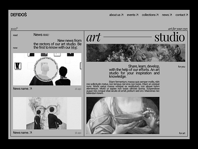 DEFIDOŚ art studio blog design branding design graphic design site design ui uiui uiux design ux web design