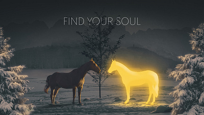 Find your soul (Art work) ads advertising design graphic design manipulation poster social media