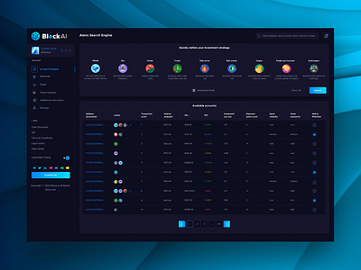 Revolutionizing Crypto Trading Dashboard with BlockAI Web App ai copy trading crypto crypto trading dark dashboard defi extej finance financial app fintech interaction design investments product design saas ui ux wallet web app web design web3
