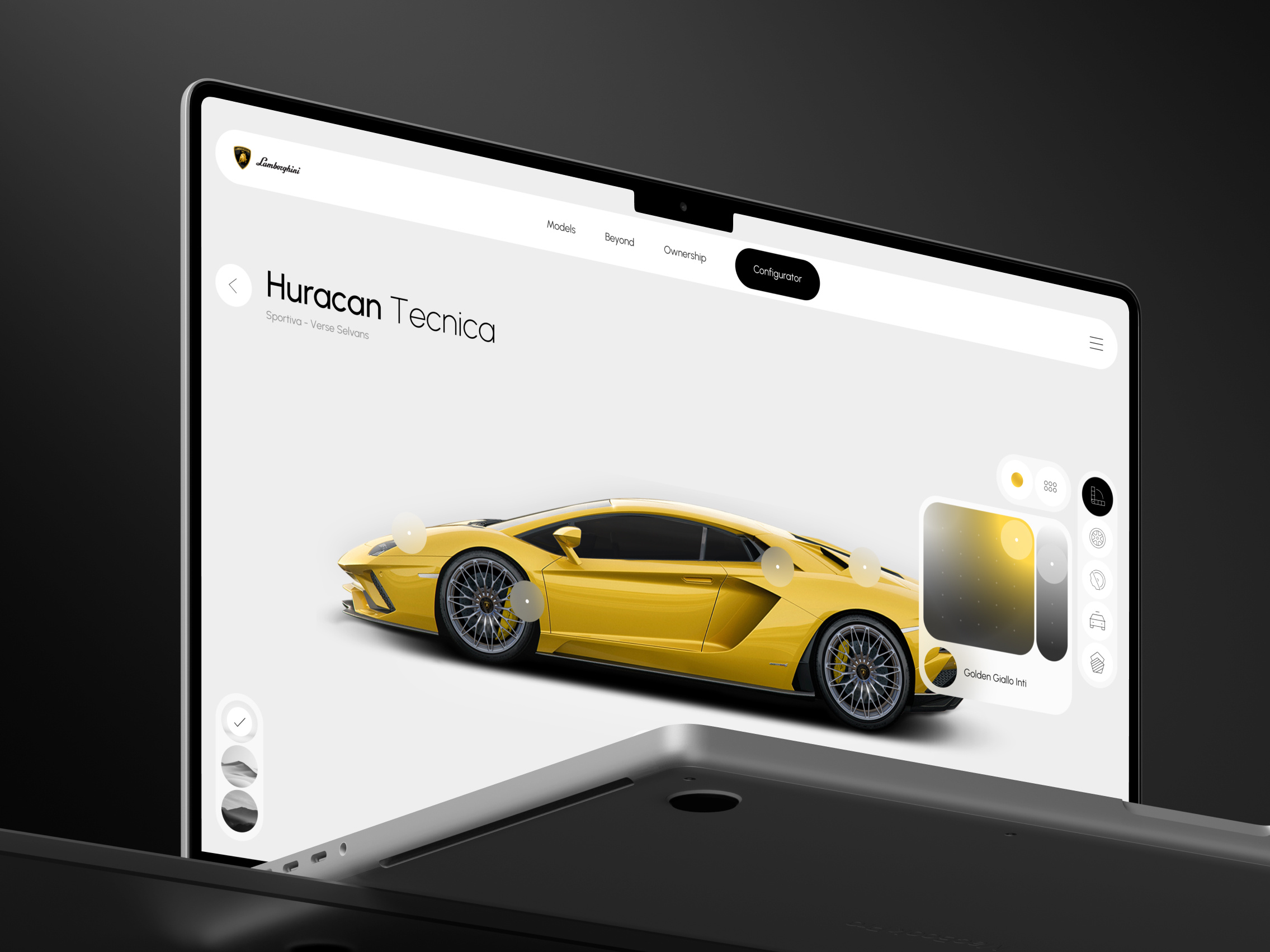 Lamborghini Configurator – Сar Customiser by Jack L. for ...