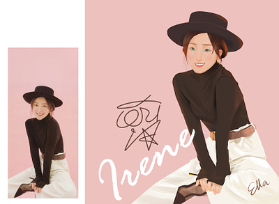 Kpop Irene Digital Art design digital filipino graphic design illustator irene korean kpop model photoshop red velvet red velvet irene