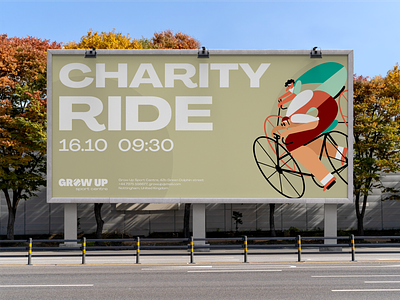 Charity Ride Advertising Billboard advertising bike billboard branding cycling cyclist design design studio digital art digital illustration fitness graphic design illustration illustration art illustrator marketing outdoor advertising poster poster design sports