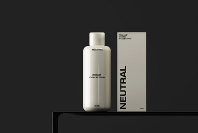 Cosmetic Product Mockup branding branding mockup cosmetic cosmetic mockup label design mockup packaging design product