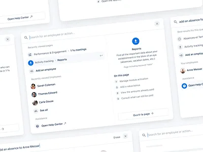 Search details 🐞 algolia api app bar dashboard data details employee info interface loading minimal page payfit placeholder saas search searching ui ux