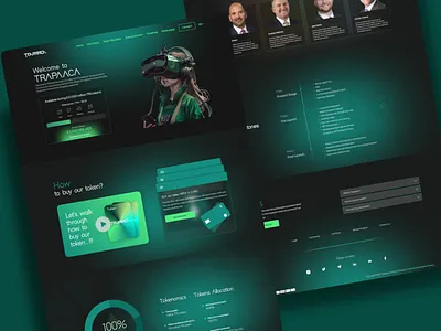 ICO Website, Future of digital finance. blockchain businesses cryptocurrency darkmode dashboard digital finance fintech ico investment litepaper meta roadmap token tokenomics ui ux web3 website whitepaper