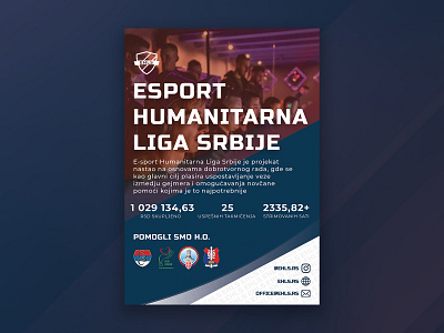 E-sport flyer design for EHLS e sport esport flyer graphic design print