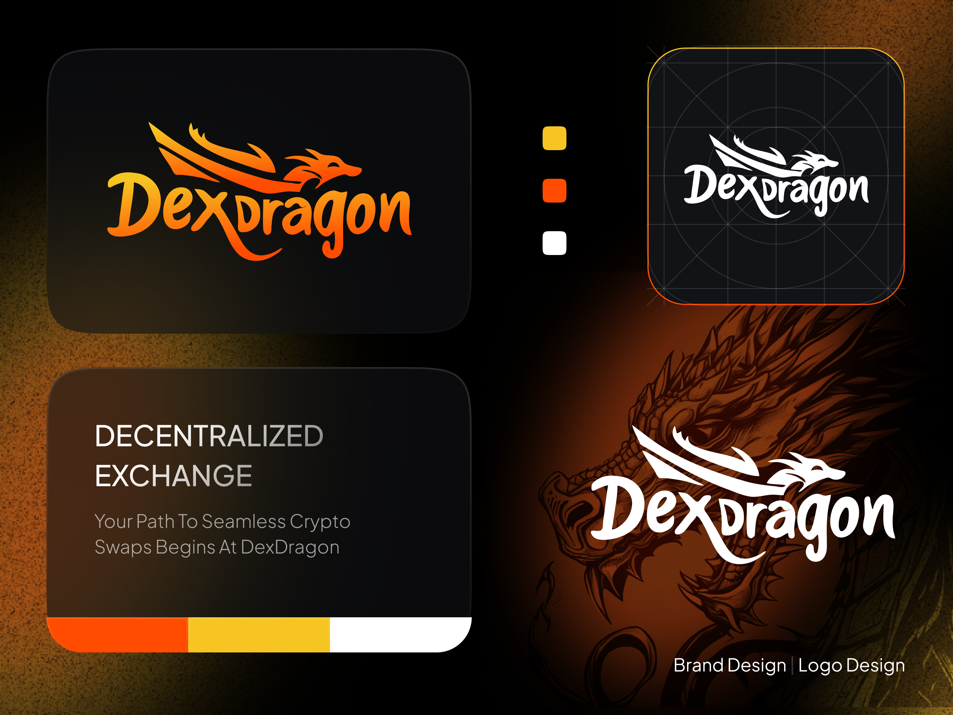 Decentralized Exchange Branding and logo design bitcoin bitcoins brand branding creative logo design crypto cryptocurrency decentralized exchange defi design fintech graphic designer icon logo logo design logo redesign modern logo startup symbol web3