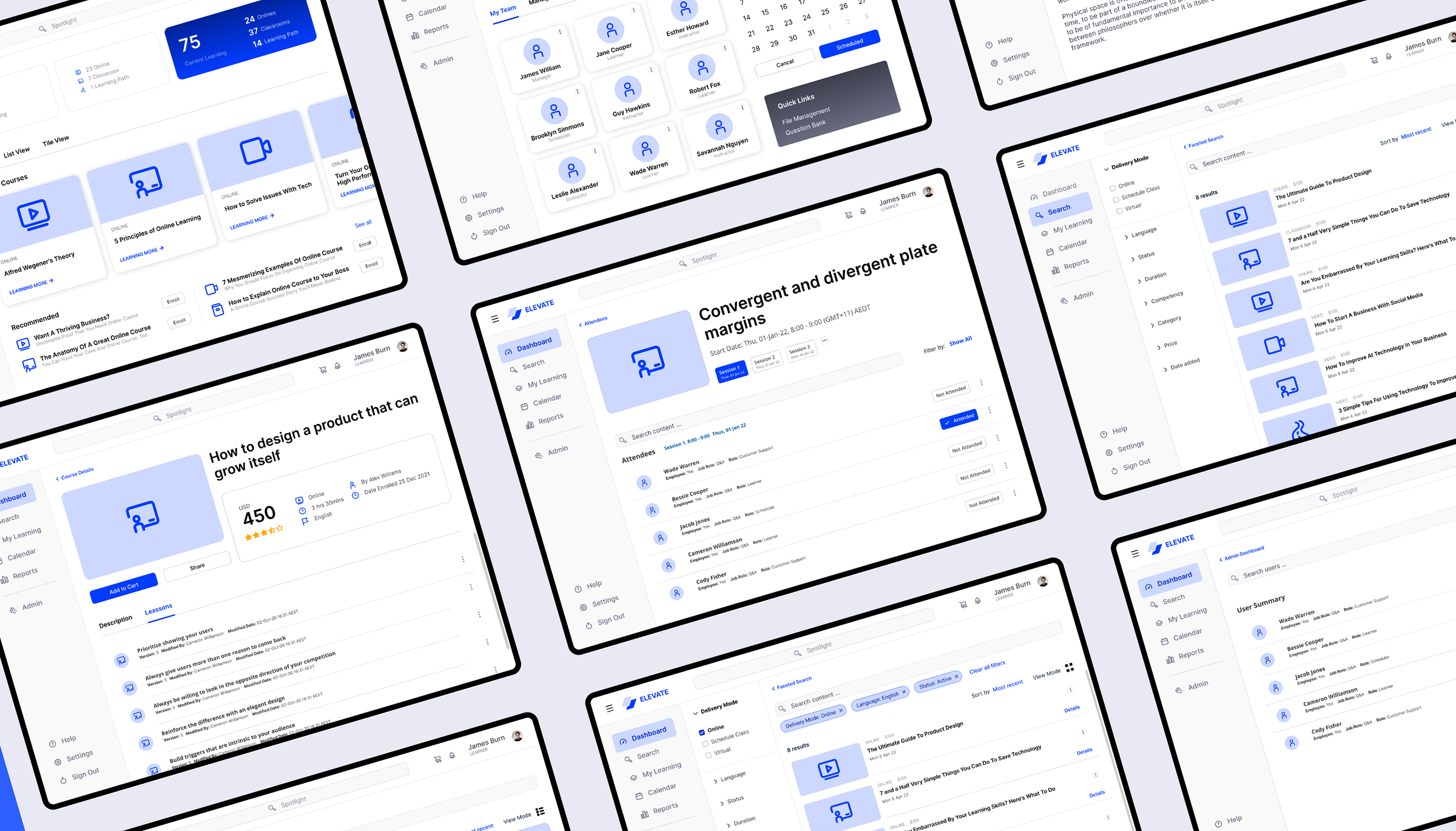 Learning Experience Platform - UI/UX by Mokhtar Saghafi on Dribbble