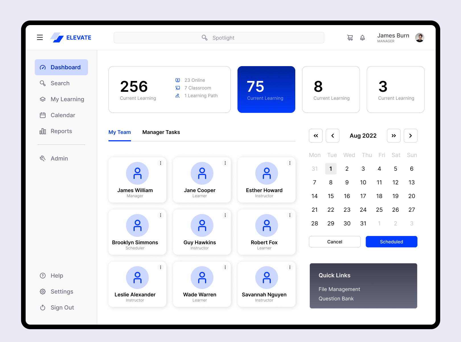 Learning Experience Platform - UI/UX by Mokhtar Saghafi on Dribbble