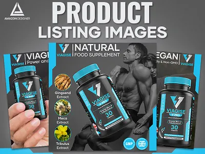 Amazon Listing || Vigise Ginseng Capsules a content adobe illustrator adobe photoshop amazon amazon a amazon ebc amazon listing amazon listing images ebc ebc design enhanced brand content graphic design listing listing design listing images