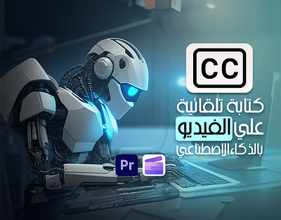 شرح الكتابة التلقائية علي الفيديو - Auto Subtitles Tutorial after effects animation editing graphic design motion graphics premierer pro video editing