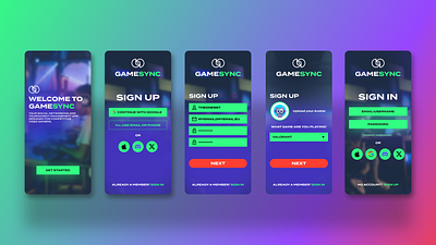 Sign Up Screen UI Design - Concept Idea graphic design mobile ui sign up sign up page ui ui design user interface