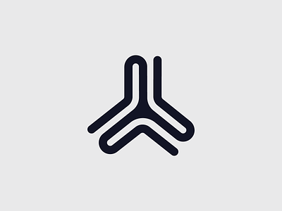 TRI symbol geometric icon identity line logo shape simple symbol visual