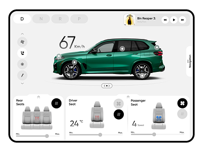 Car Multimedia Concept app application auto branding car car model clear concept design home multimedia platform product ui ux uxui web web3