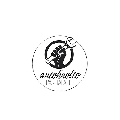 Logo for Parhalahti Autohuolto branding graphic design logo
