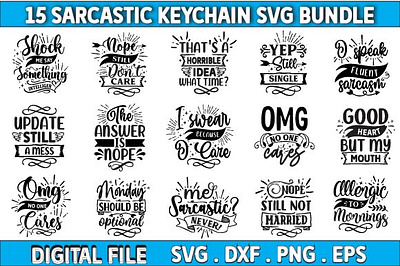 Sarcastic Svg Bundle sarcastic quotes svg