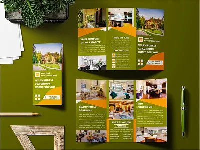 Real estate brochure design advertising banner branding brochure design flyer graphic design home illustration interior magazine newsletter poster print print brochure real estate real estate brochure trifold typography vector