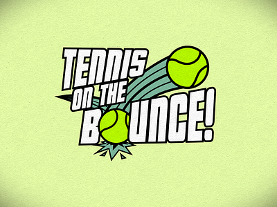 Tennis On The Bounce ball bounce green lime tennis training volt