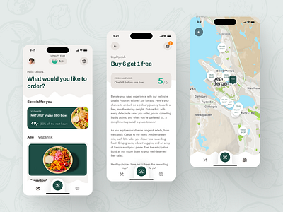 Food delivery app — Concept android app app design delivery app design food food delivery app healthy food ios light theme mobile mobile app mobile ui ui ui design ux ux design