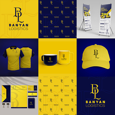 Banyan Logistics Brand Identity Design brand identity design branding design graphic design logo logo design