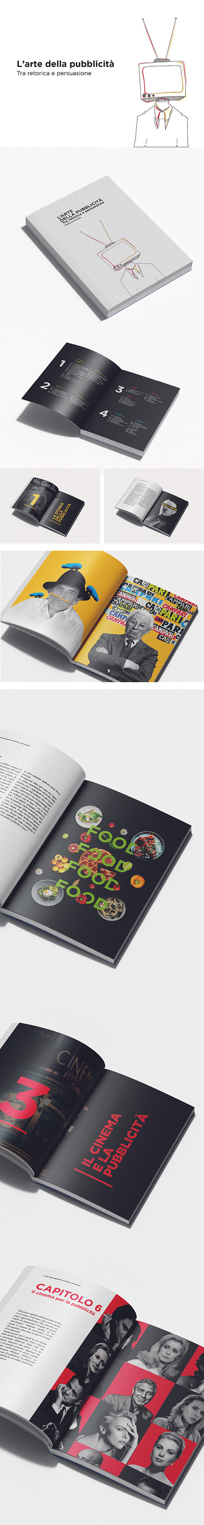 Tesi di Laurea Triennale - L'arte della pubblicità advertising comunication design editorial graphic design illustrator indesign tesi