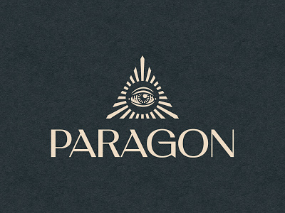 Paragon 2d brand branding cannabis design esoteric eye illumanati illustration logo logomark logotype marijuana pot providence pyramid see seeing symbol weed