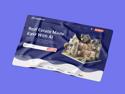 Real Estate Website Design graphic design ui website