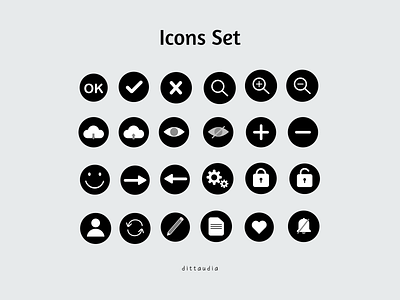 Icons Set design graphic design illustration ui