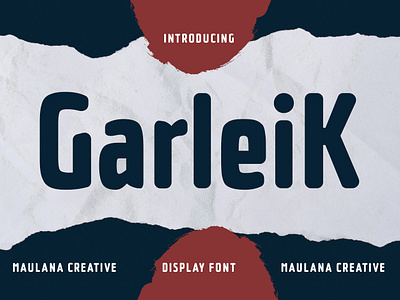 Garleik Soft Sans Font animation branding design font fonts graphic design logo nostalgic